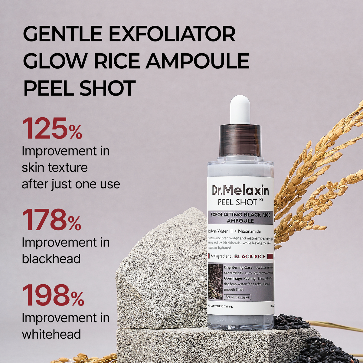 [Amazon #1] Peel Shot Black Rice Ampoule