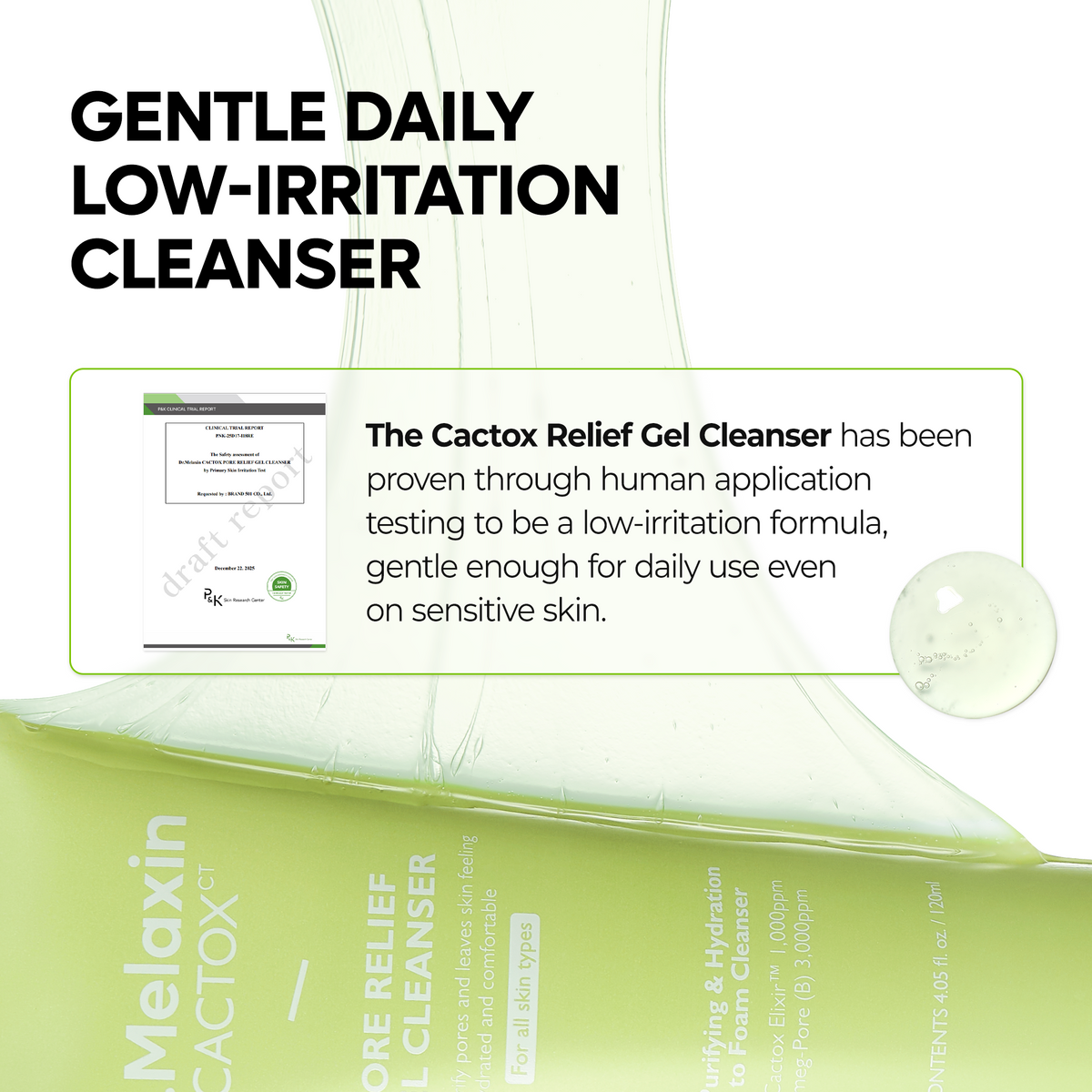 CACTOX Pore Relief Gel Cleanser