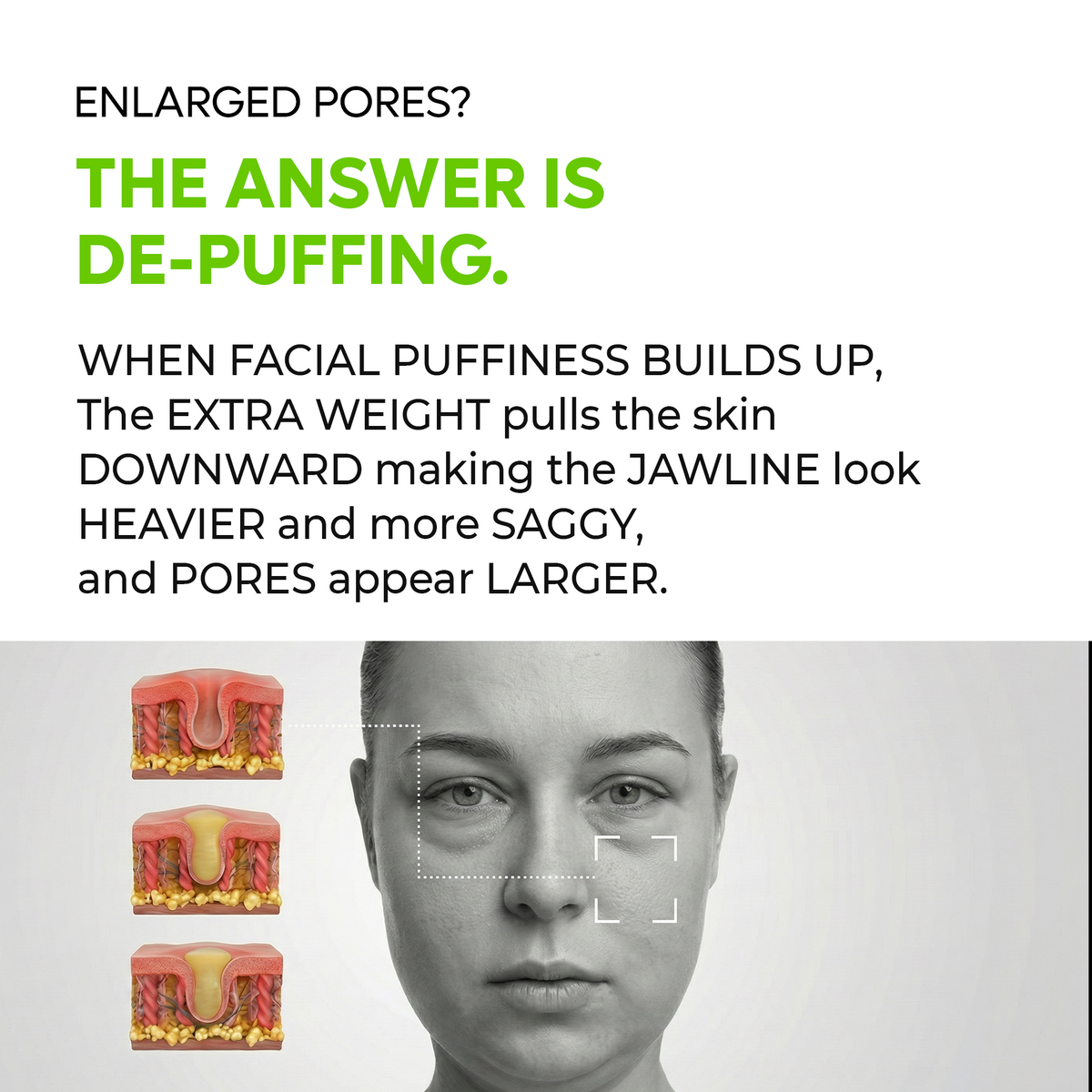 CACTOX De-Puffing Pore Tox Gel Mask 4EA