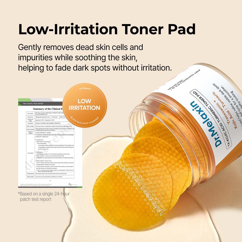 Kojic Acid Turmeric TX Toner Pad 70pads